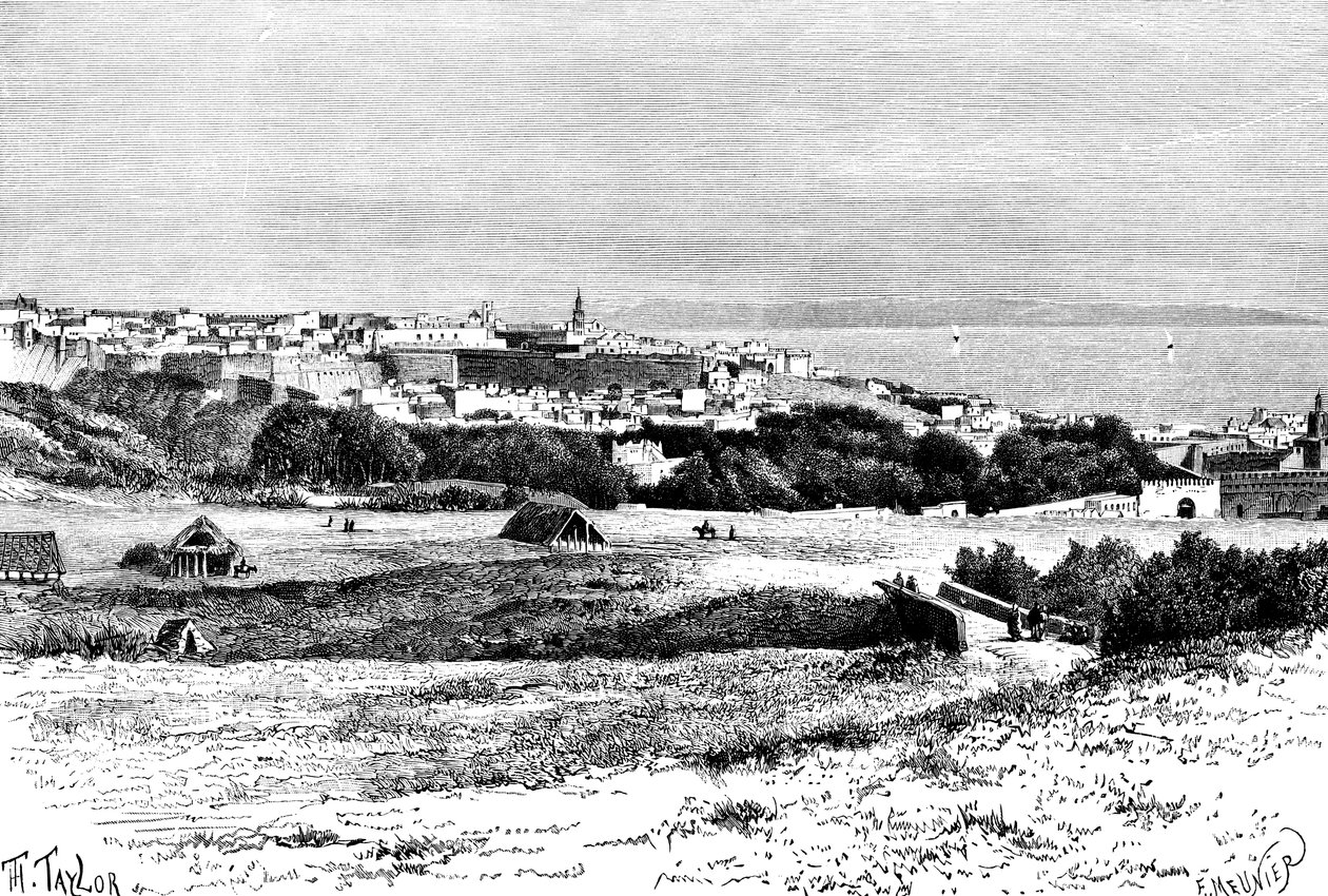 Tanger, Marokko, 1895. af Taylor