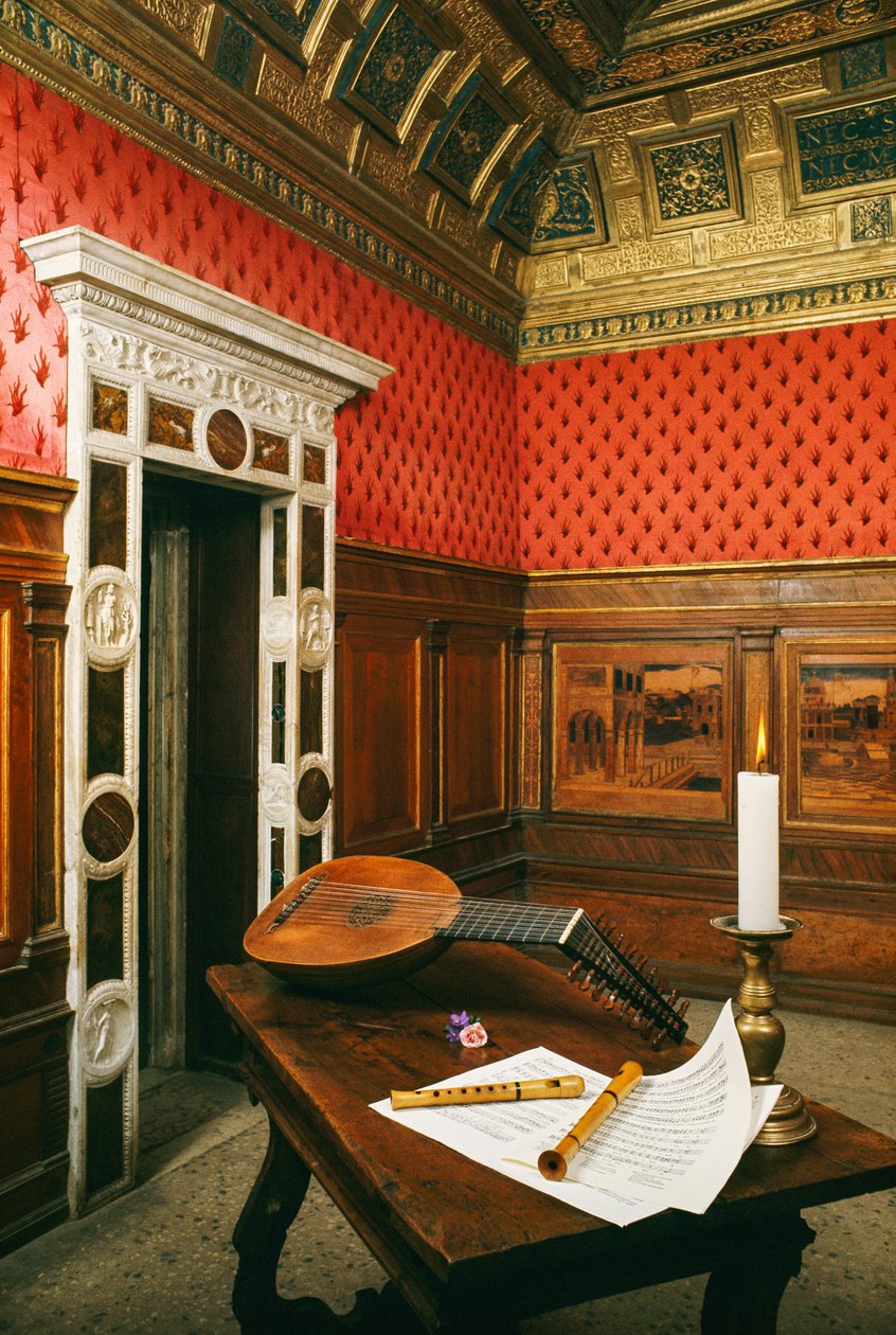 I paladset i Mantua viser markisinde Isabella dEste