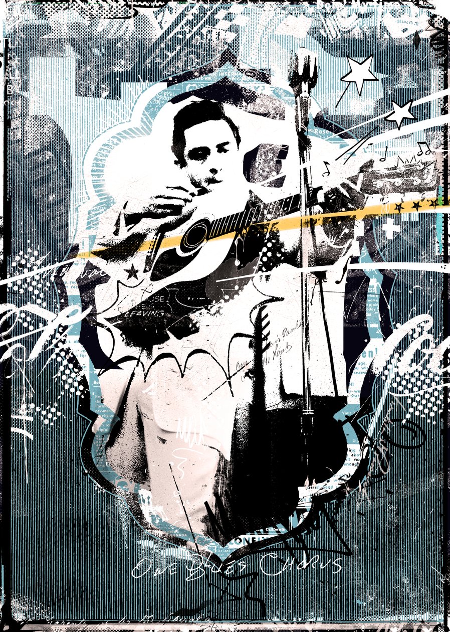 KONTANT, 2015 (Collage på lærred) af Teis Albers