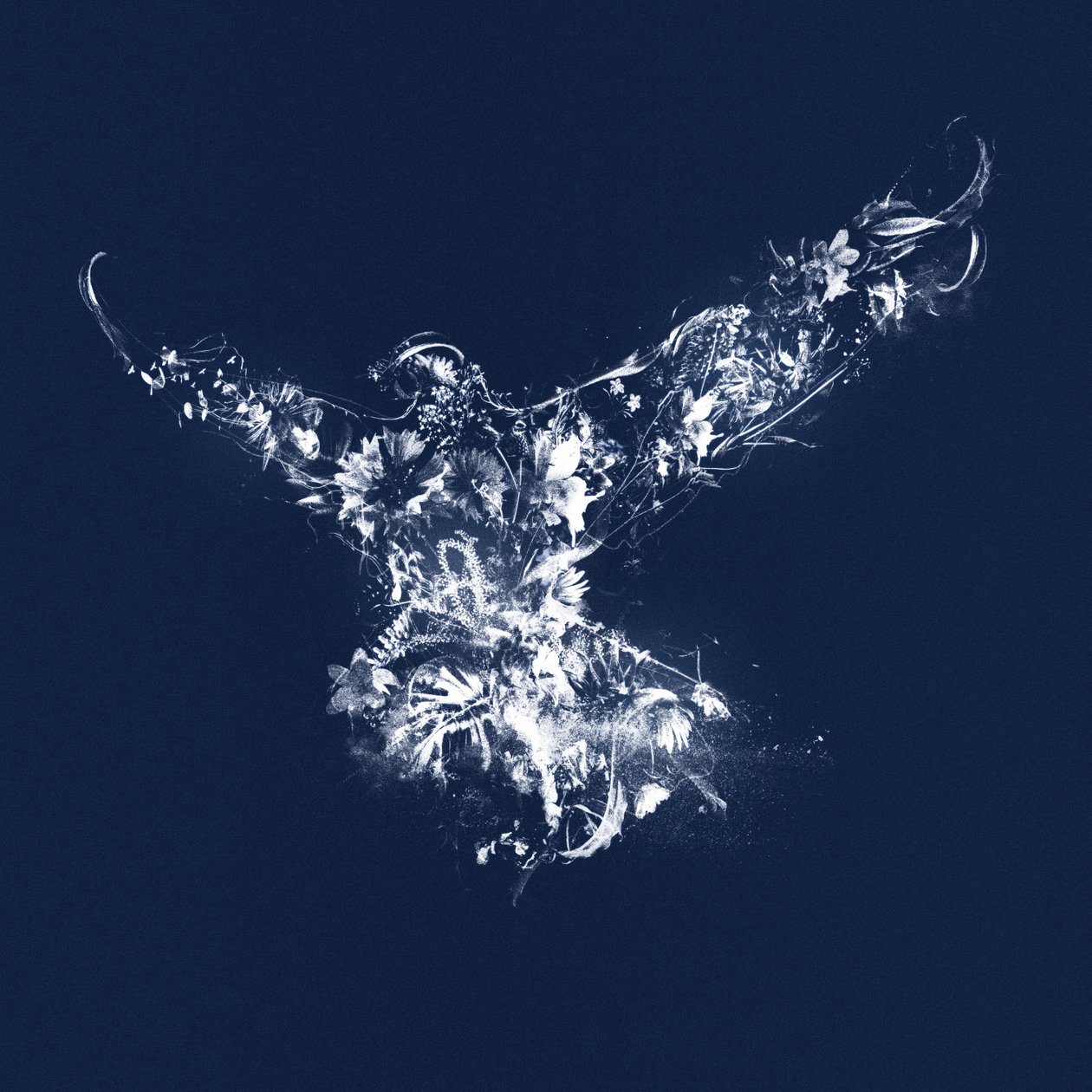 In Flight, 2019 (Collage på lærred) af Teis Albers