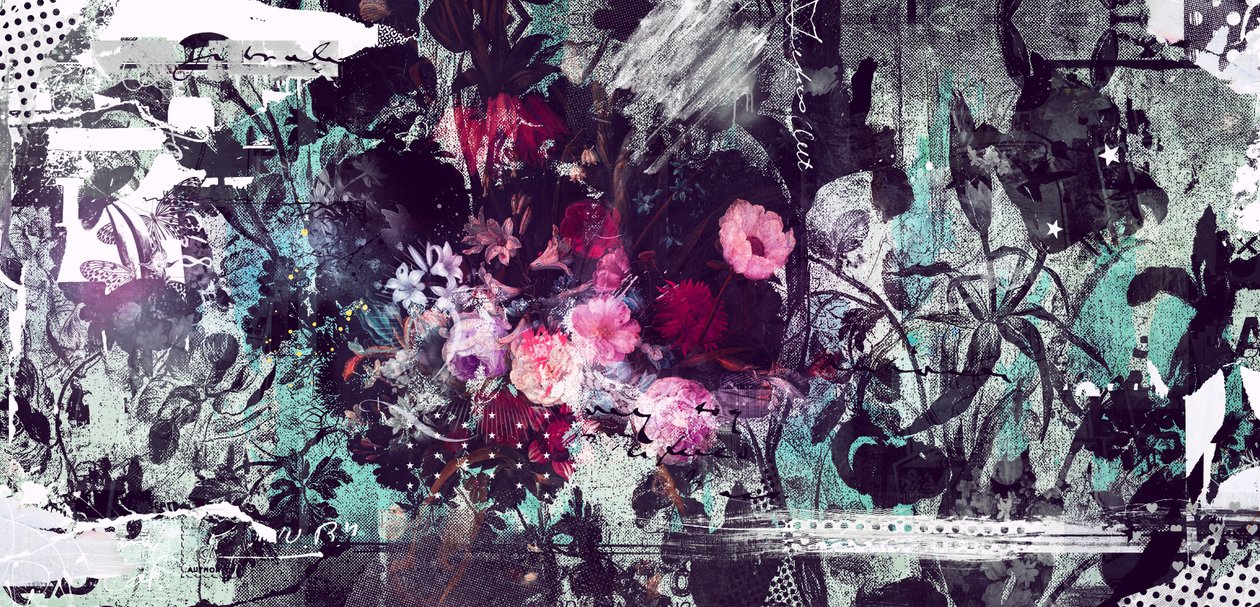 Revenant, 2016 (Collage på lærred) af Teis Albers
