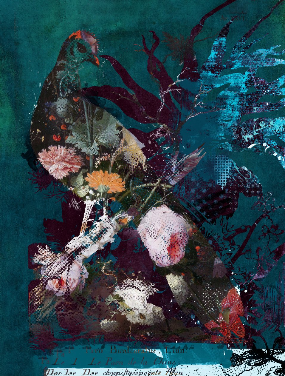 Wildness, 2018 (blandet medier på lærred) af Teis Albers