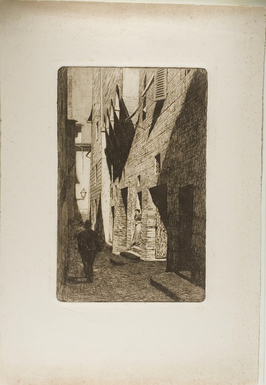 Dante da Castigliones hus af Telemaco Signorini