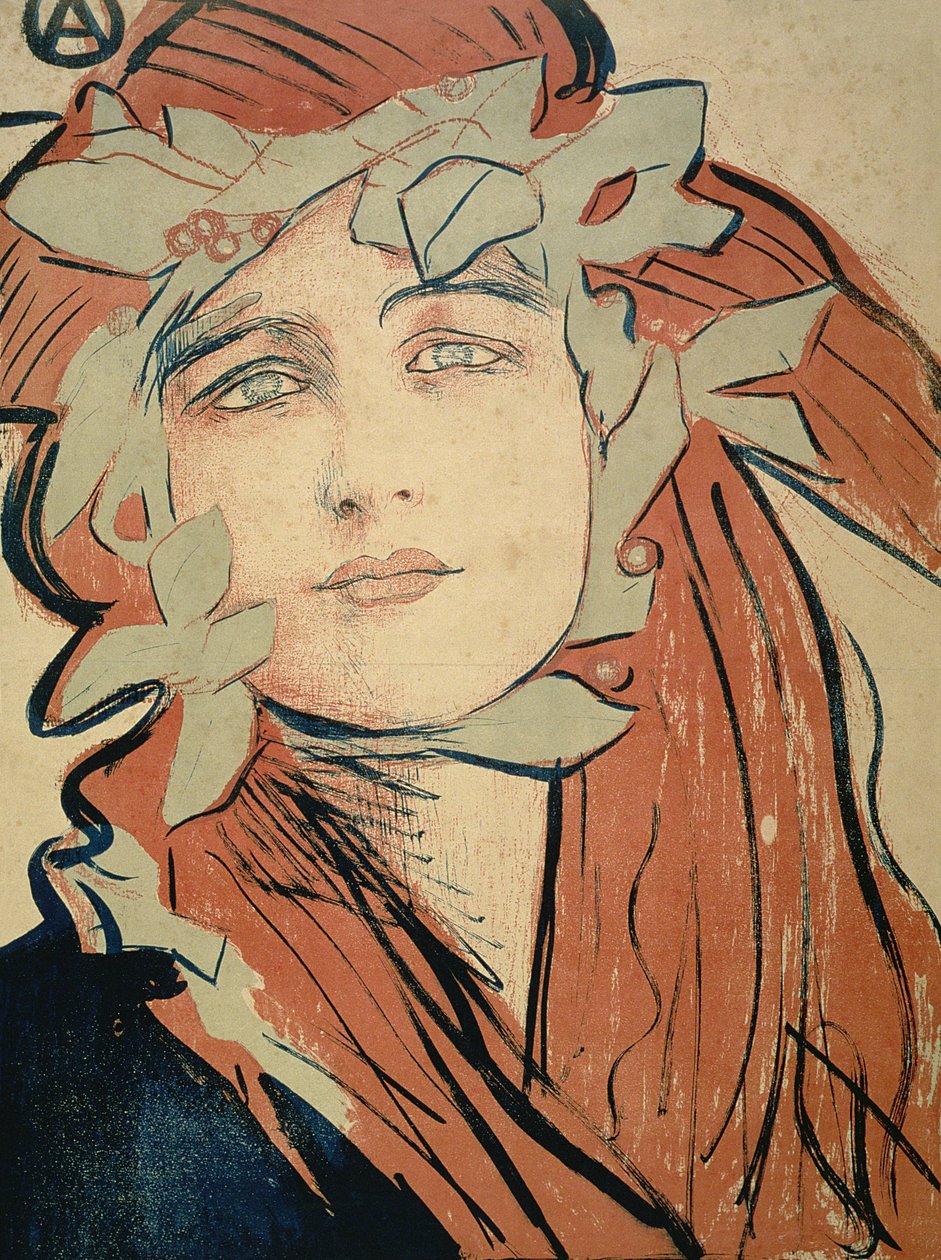 Plakat for den polske kunstneriske forenings udstilling, 1898 af Teodor Axentowicz