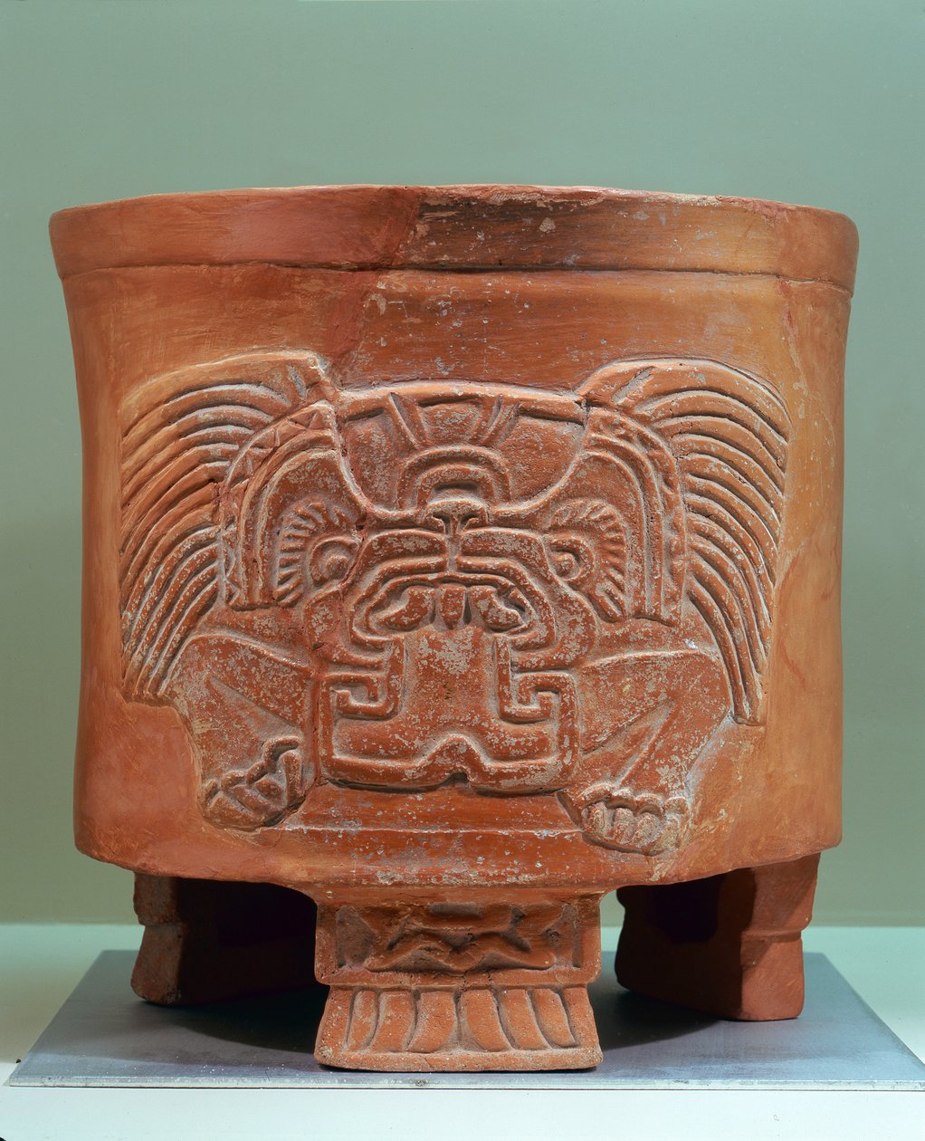 Stativvase, sen Xolalpan, 550-650 (stentøj) af Teotihuacan