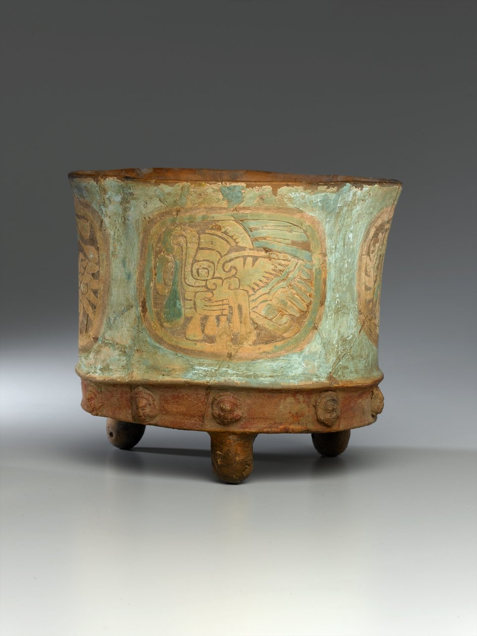 Tripod Jar, ca. 800 (ler) (se også 278901-278902 & 278904) af Teotihuacan