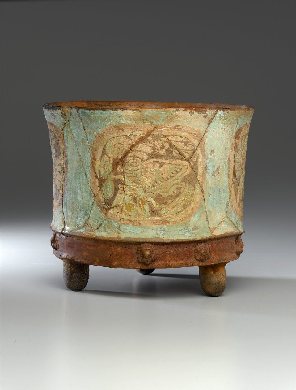 Tripod Jar, ca. 800 (ler) (se også 278902-278904) af Teotihuacan