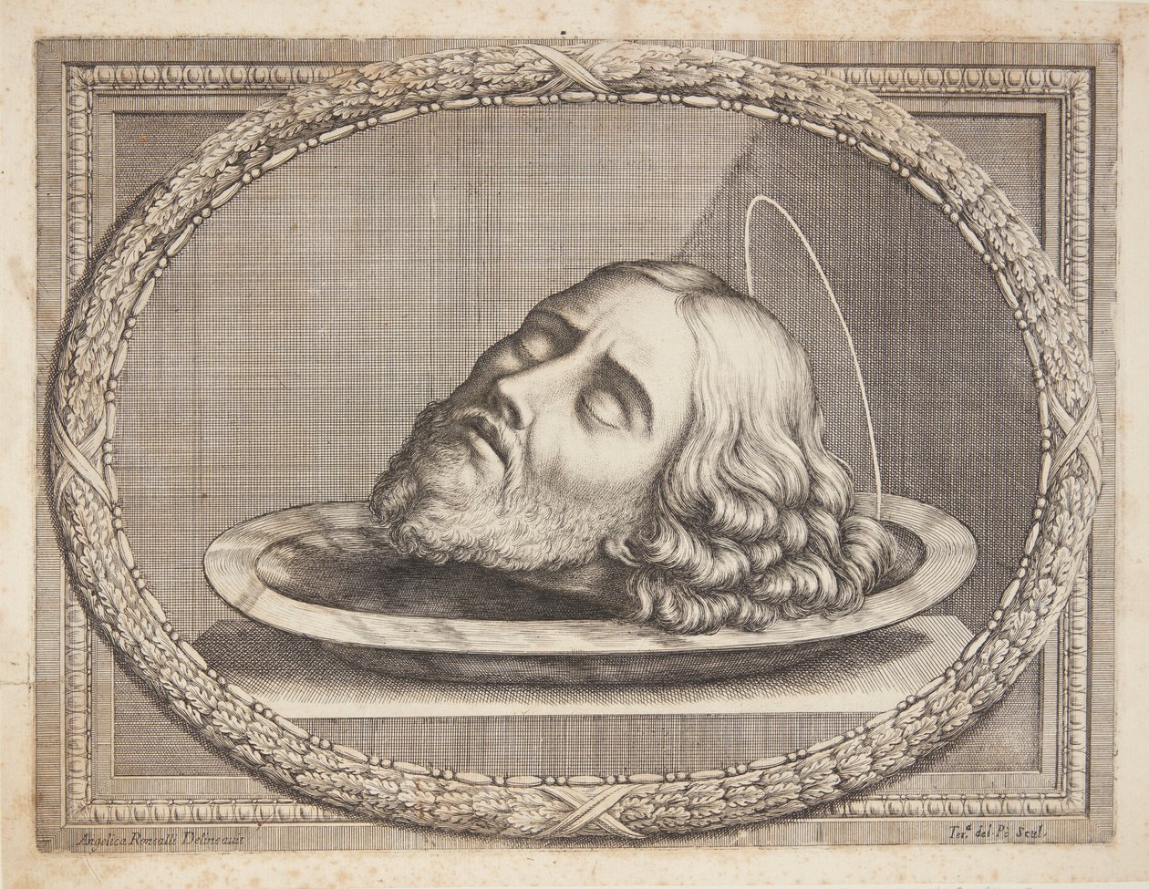 Johannes Døberens hoved på et fad af Teresa del Pò