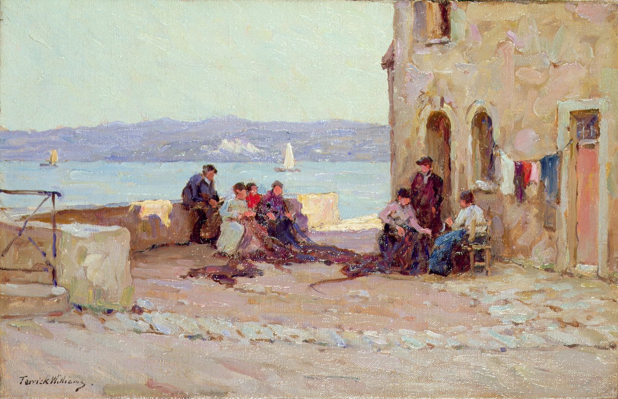 Mending Nets, Martigues, Provence af Terrick Williams