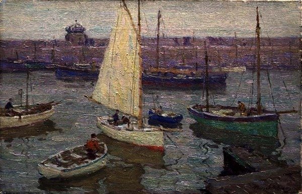 En grå dag, St. Ives af Terrick Williams