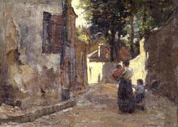En sidegade, Honfleur af Terrick Williams