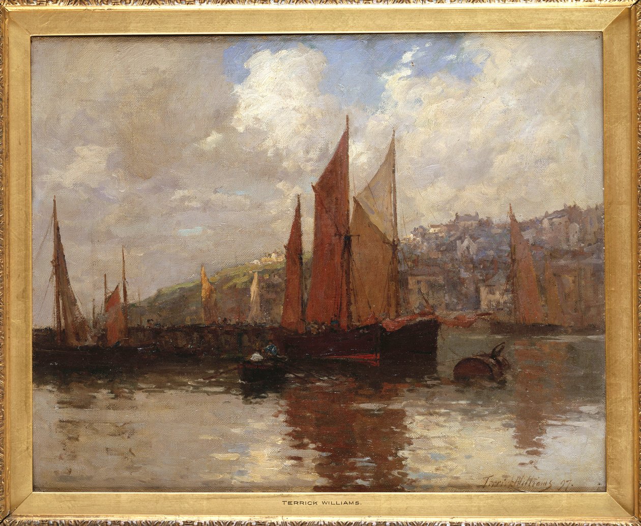 I Brixham Havn af Terrick Williams
