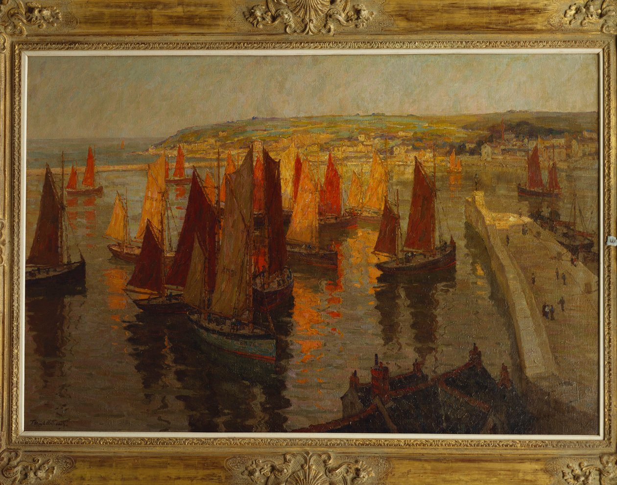 Rød og guld, Brixham af Terrick Williams