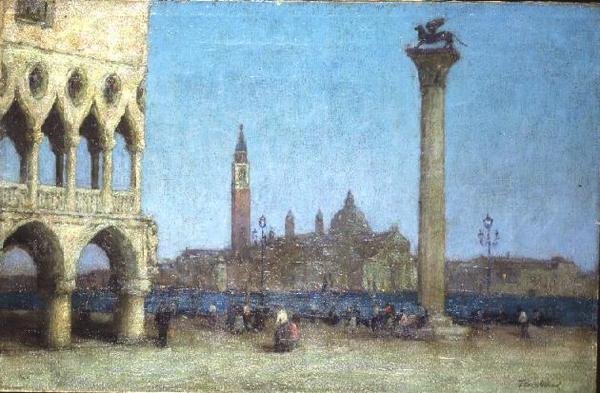 Piazzettaen, Venedig, Twilight af Terrick Williams