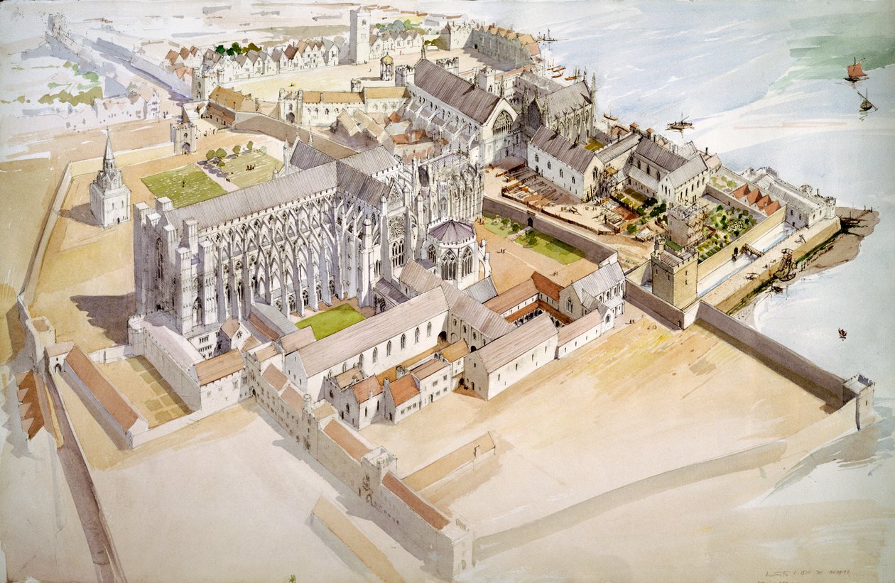 Jewel Tower, Westminster, c1510, c1990-2010. af Terry Ball