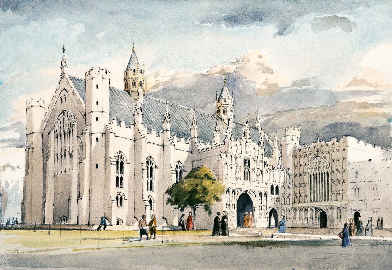 Old Guild Hall, London, c1450, c1990-2010 af Terry Ball