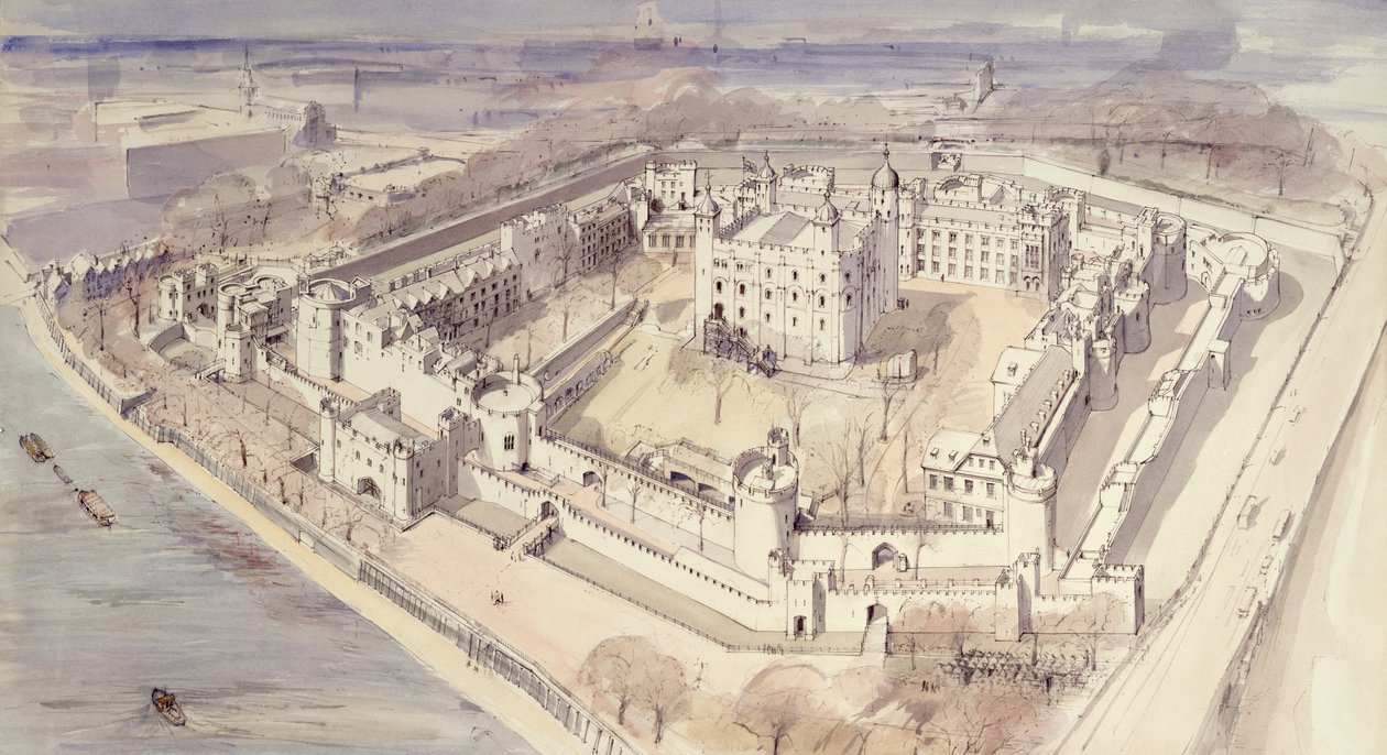 Tower of London, c1270, 1990-2010 af Terry Ball