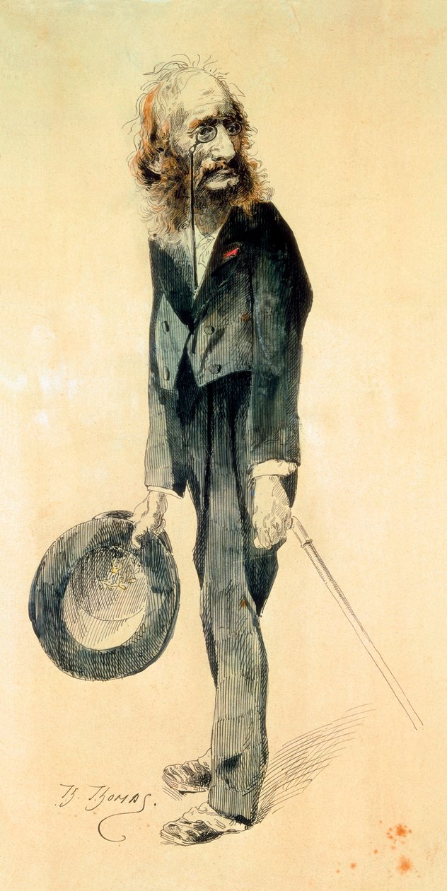 Portræt af Jacques Offenbach af Th. Thomas