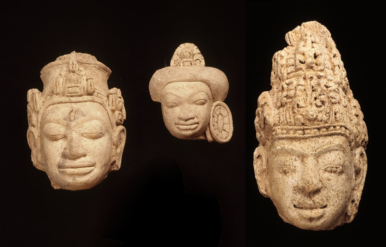 Hales, fra Chedi Chula Pathom, Dwaravati Period (Satukko) af Thai School