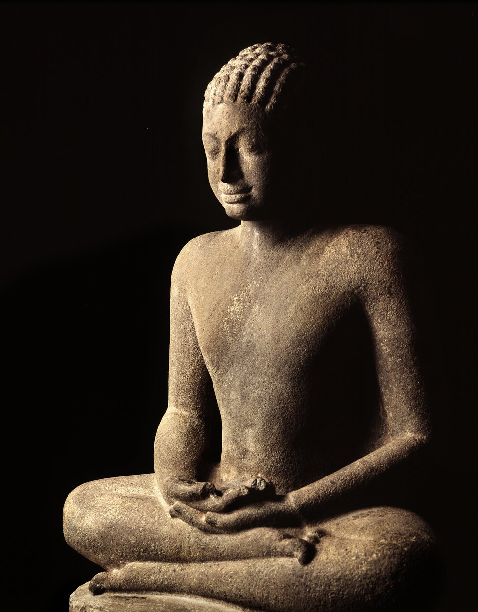 Mediterende Buddha, Dwaravati-perioden af Thai School