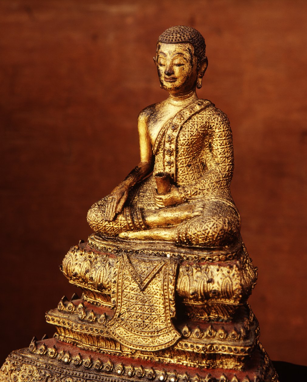 Munkebillede fra det tidlige 19. århundrede (bronze) af Thai School