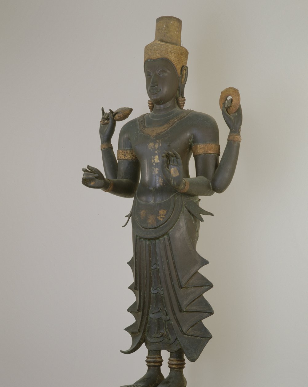 Statue af Vishnu (bronze) af Thai School