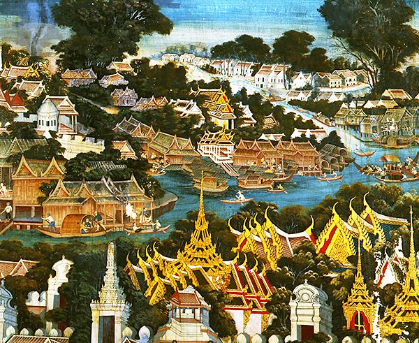 Udsigt over Bangkok af Thai School