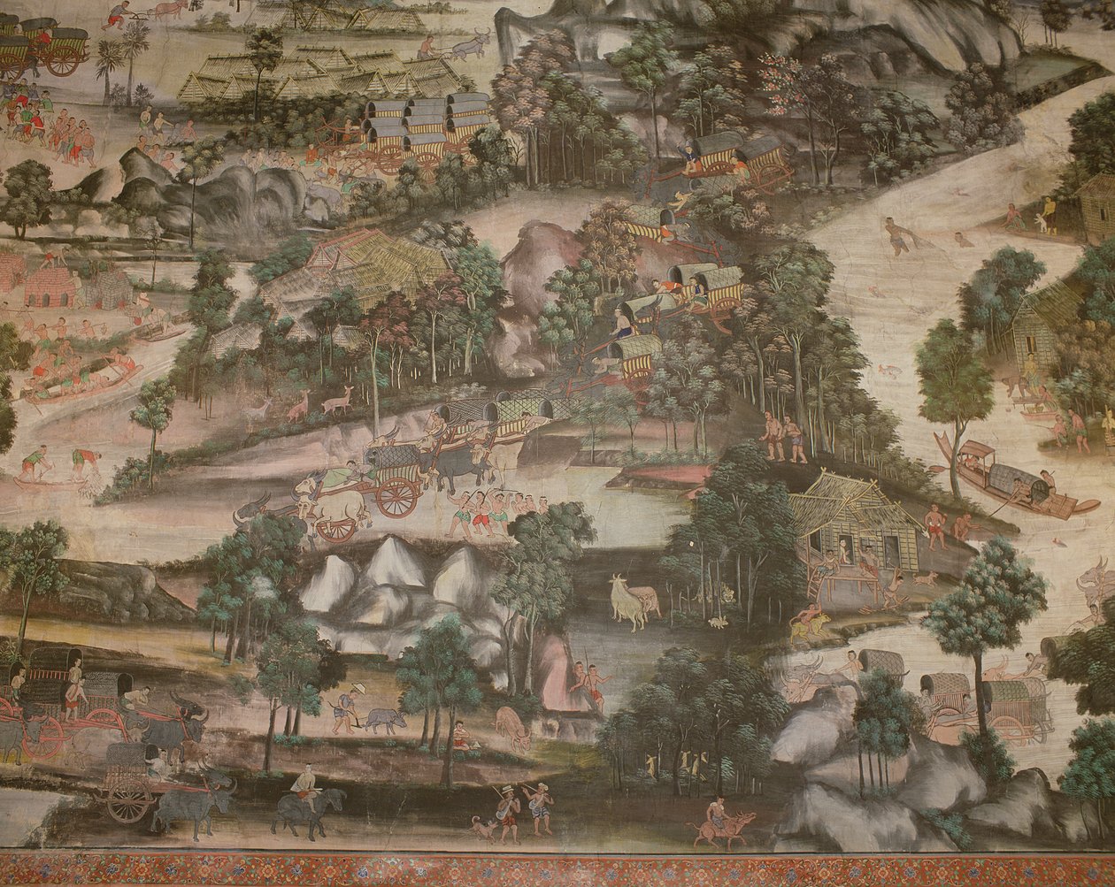 Wirharn Sasada, Livet på landet, Wat Bowonniwet Vihara af Thai School