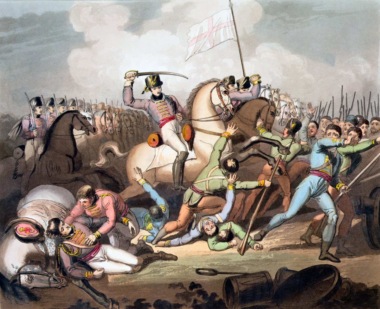Slaget ved Salamanca, Spanien, 21. juli 1812 1819 af Thales Fielding