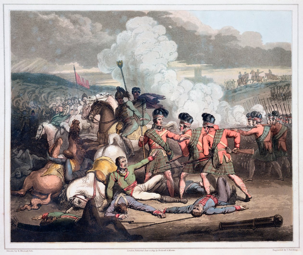 Slaget ved Vimeiro, Portugal, 1. august 1808 1819 af Thales Fielding