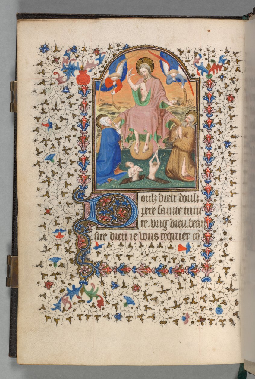 Timebog Brug af Paris: Fol. 204v, sidste dom, ca. 1420. af The Bedford Master