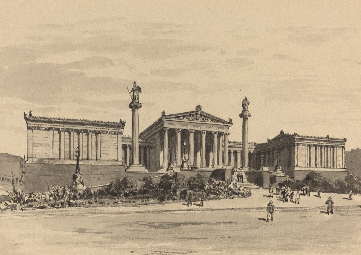 Akademiet, 1890. af Themistocles von Eckenbrecher