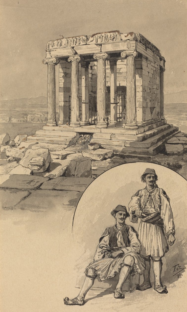 Nike tempel af Themistocles von Eckenbrecher