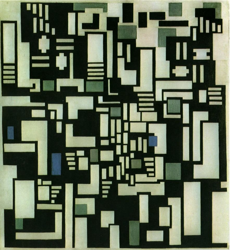 Sammensætning IX af Theo van Doesburg