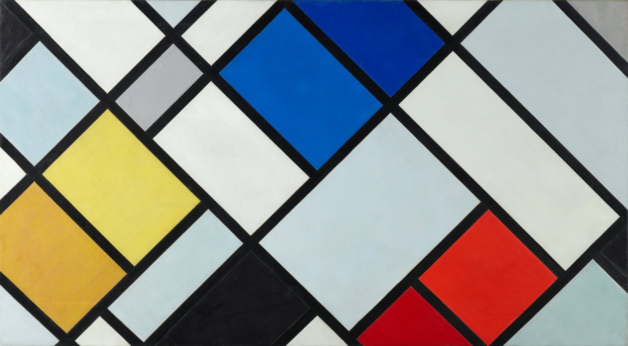 Contra-Composition of Dissonances, XVI, 1925 af Theo van Doesburg