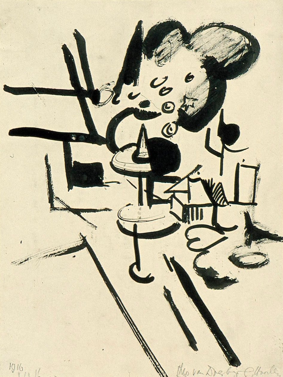 Stilleben af Theo van Doesburg