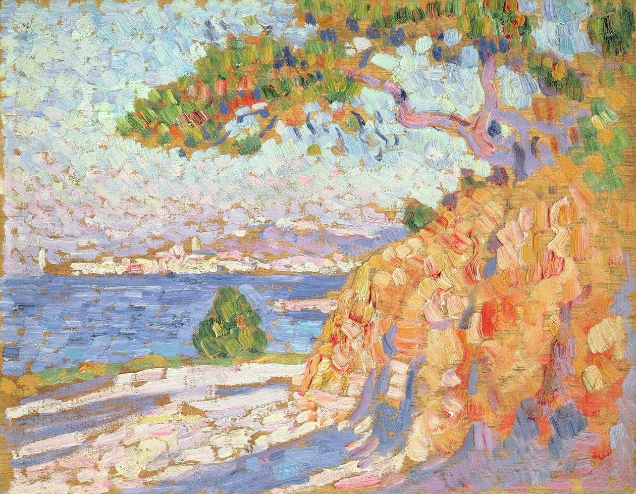 Landskab i Midi, ca. 1910 af Théo van Rysselberghe