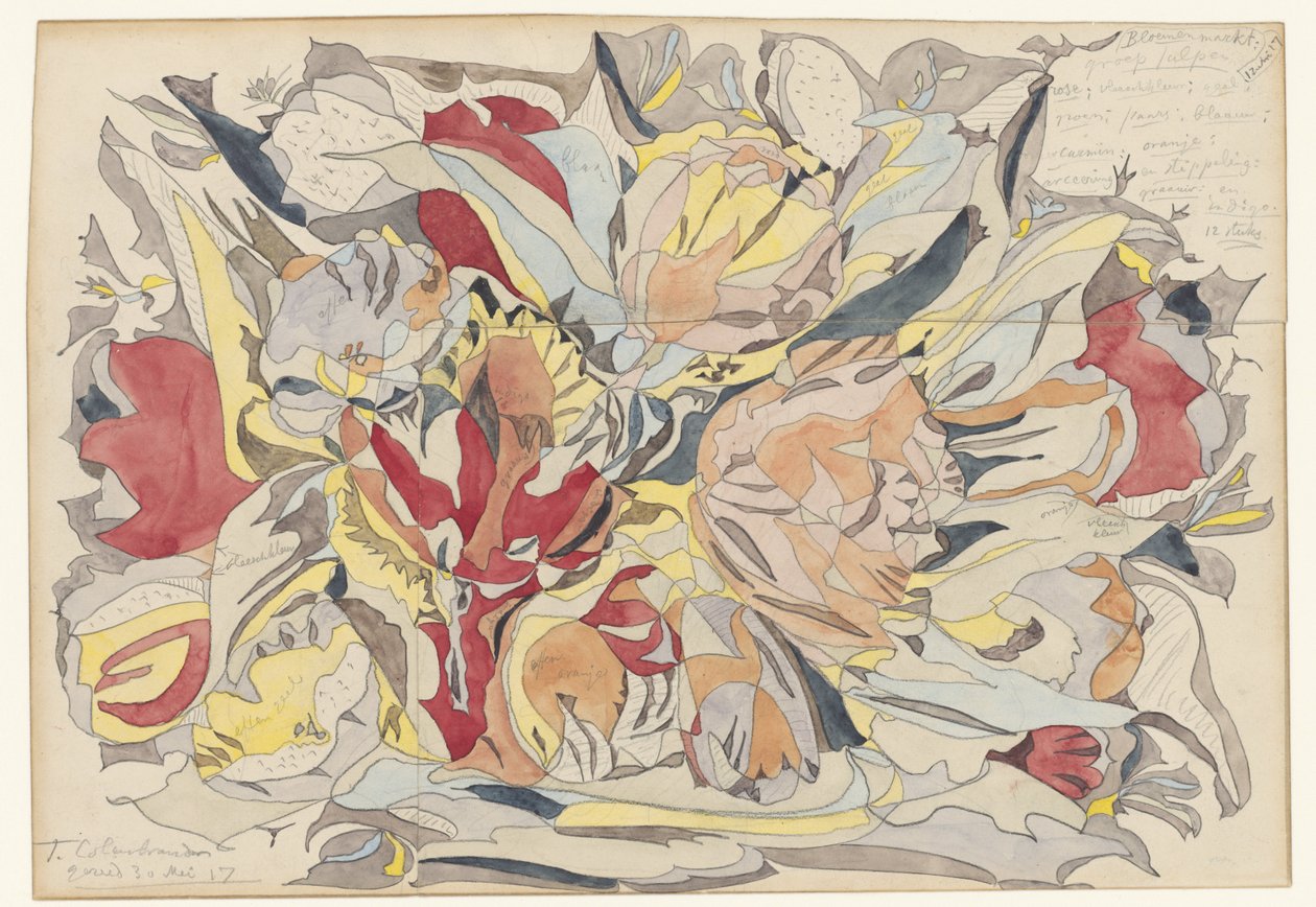 Blomstermarked af Theo Colenbrander