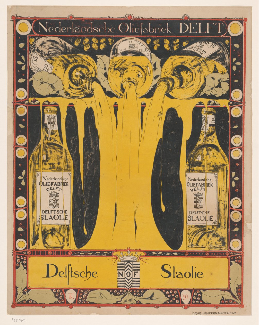 Nederlandsche Oliefabriek Delft Delft Salat Oil (original titel på objektet) af Theo Nieuwenhuis