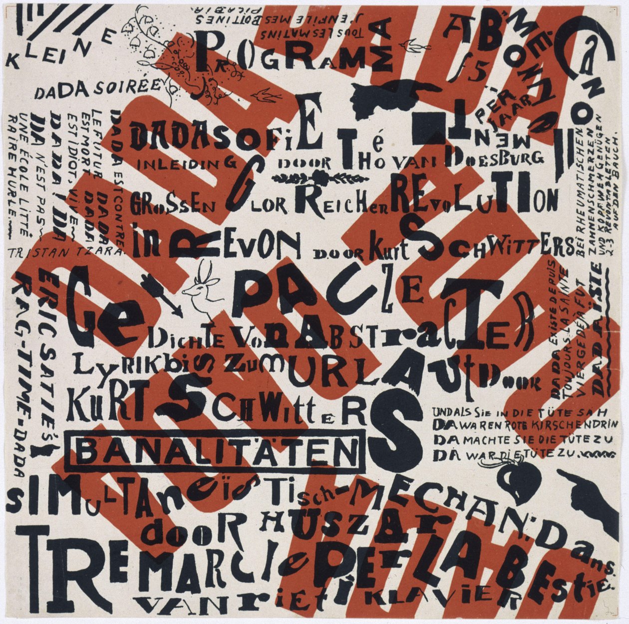 Kleine Dada Aften, 1922 af Theo van Doesburg