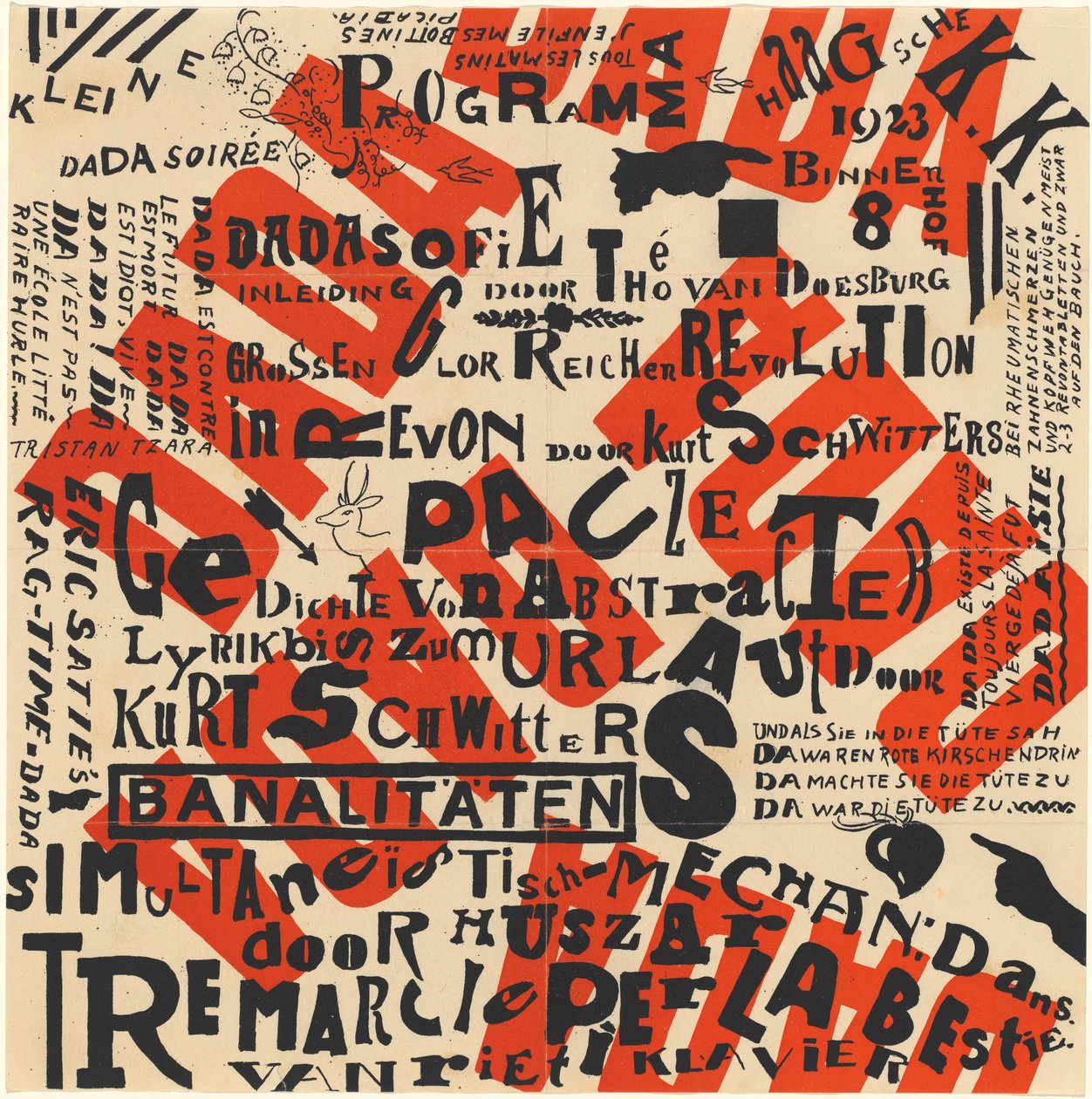 Lille Dada-aften af Theo van Doesburg and Kurt Schwitters