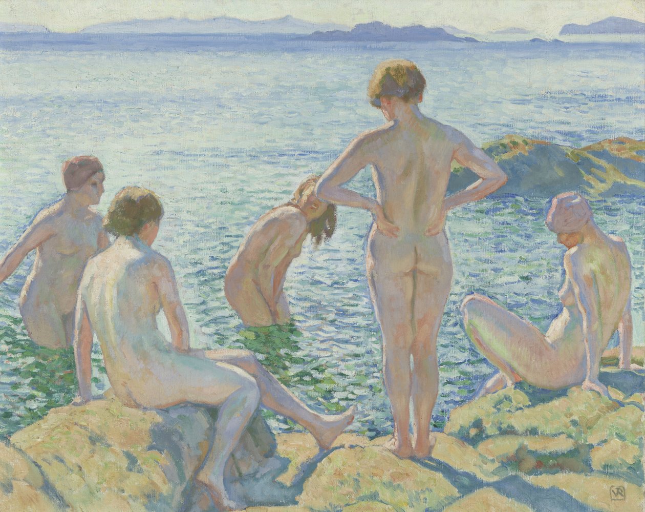 Badende kvinder af Théo van Rysselberghe