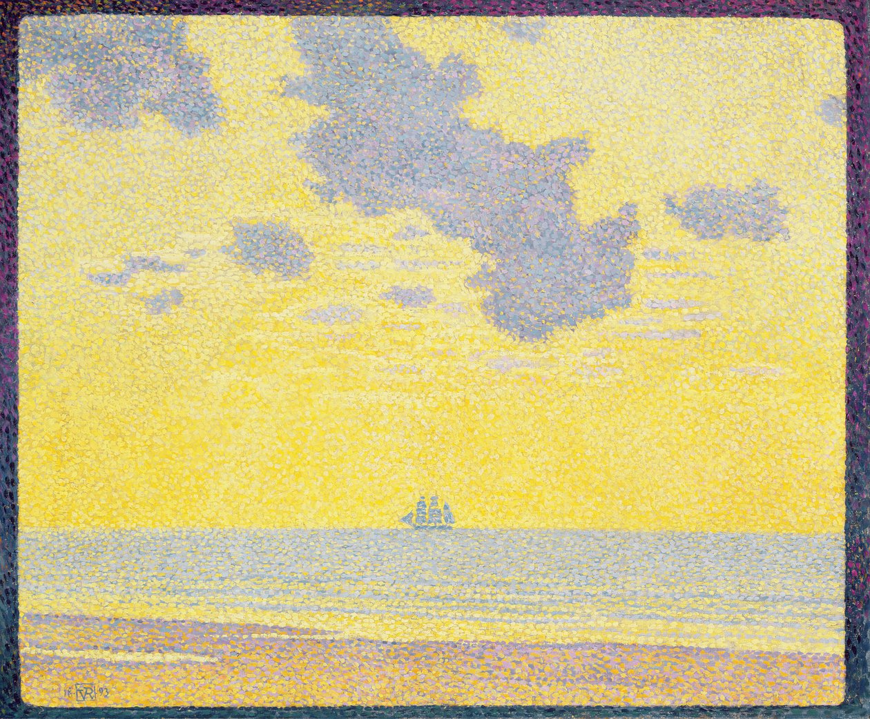 Store skyer af Théo van Rysselberghe