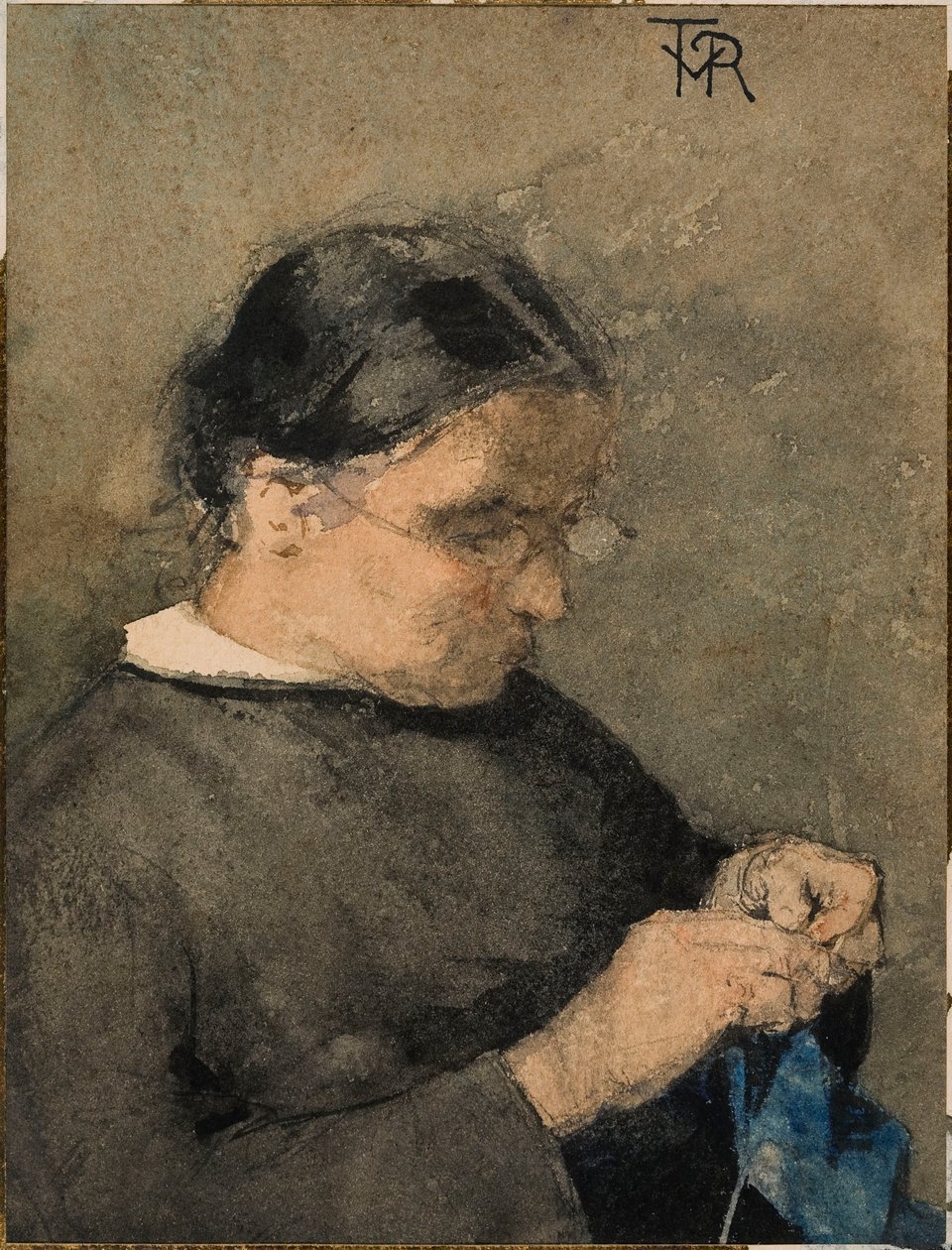 Kunstnerens bedstemor af Théo van Rysselberghe