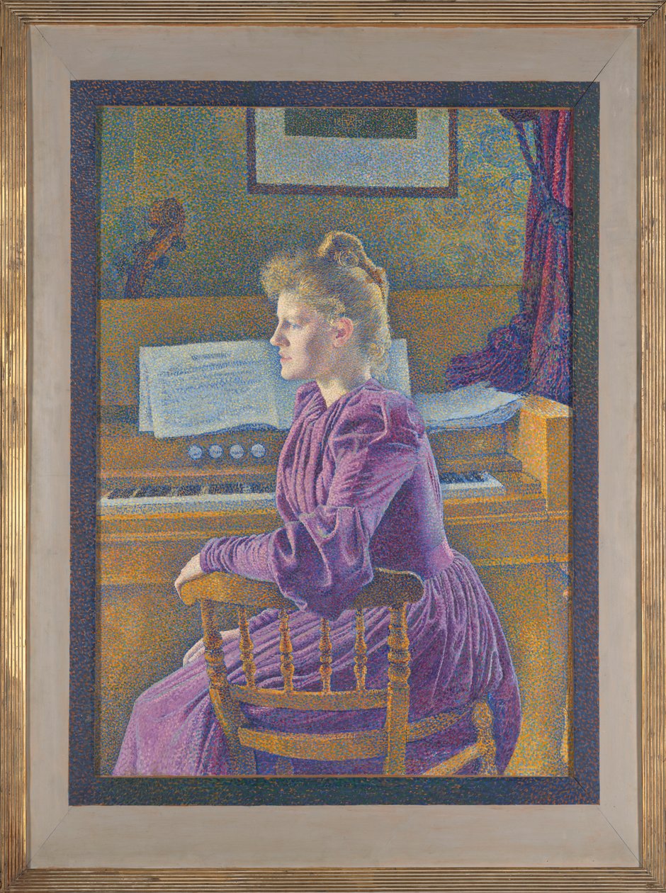 Maria Sèthe ved harmoniet af Théo van Rysselberghe