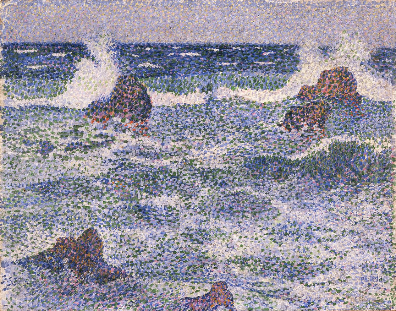 Marine af Théo van Rysselberghe