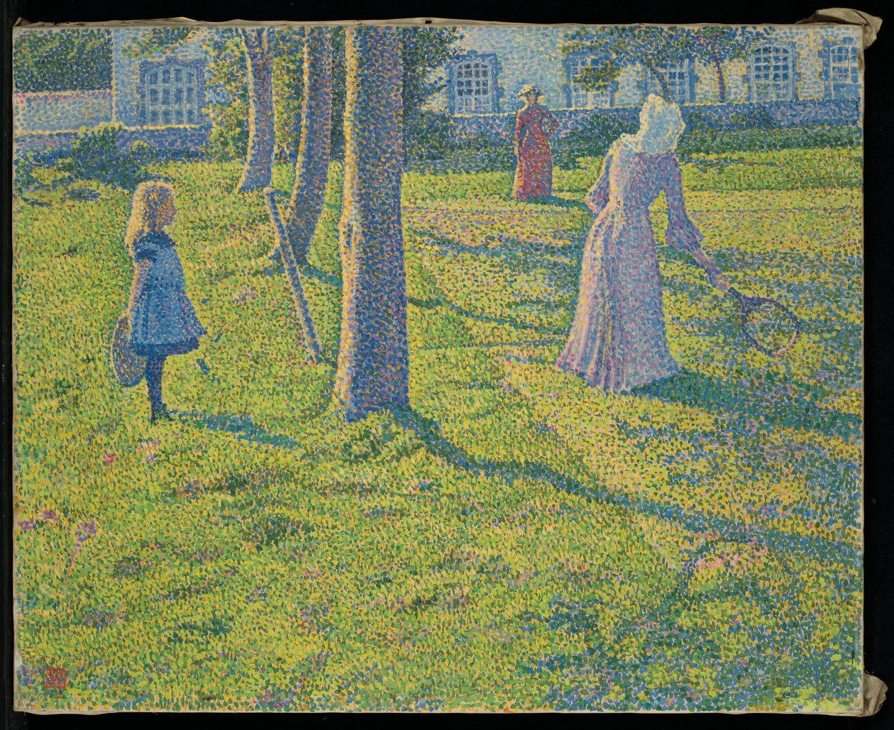 Hos Thuin eller Tennisfesten af Théo van Rysselberghe