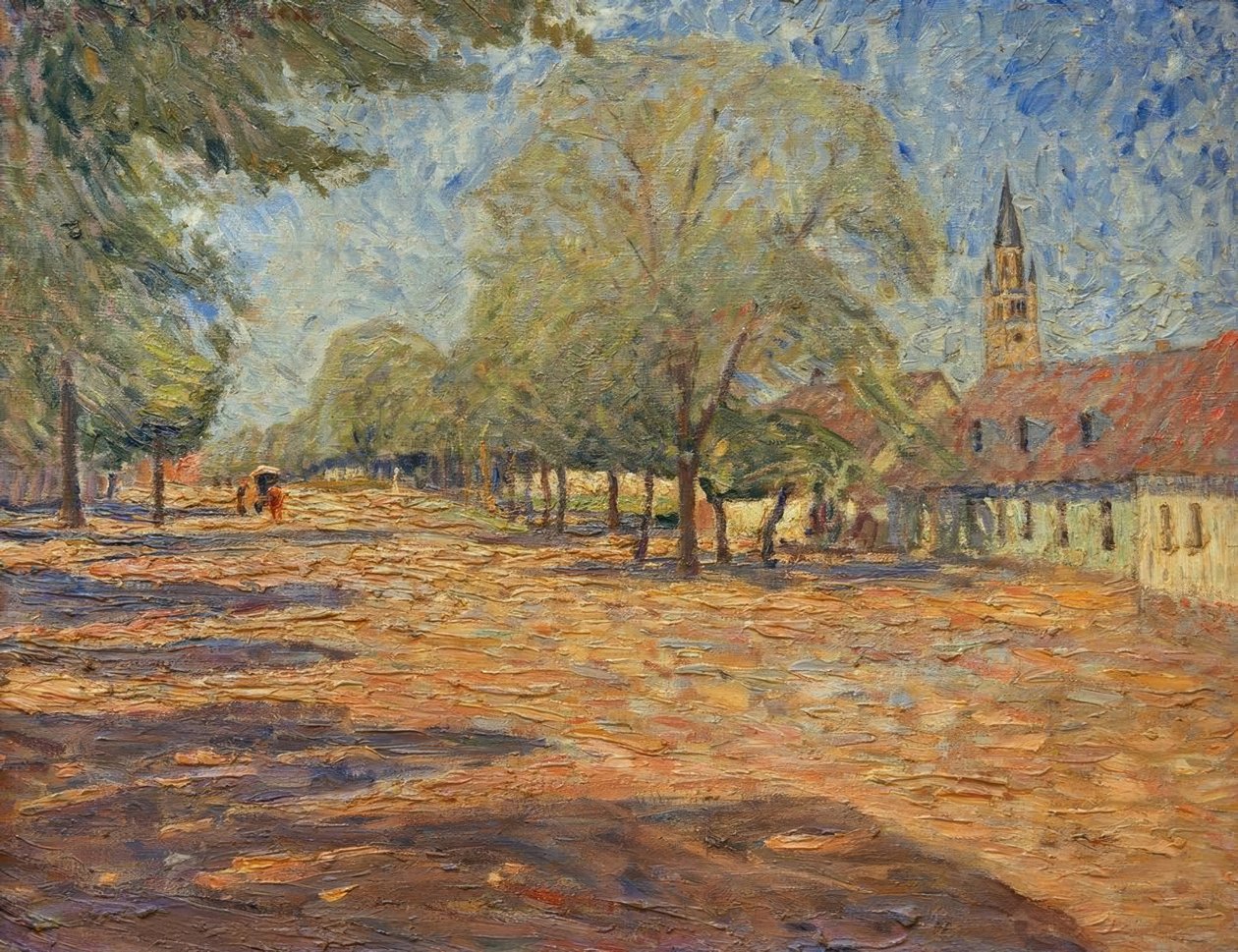 Märkische Dorfstrasse af Theo von Brockhusen