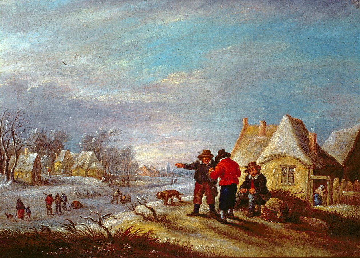 Senvinter i Flandern af Theobald Michau