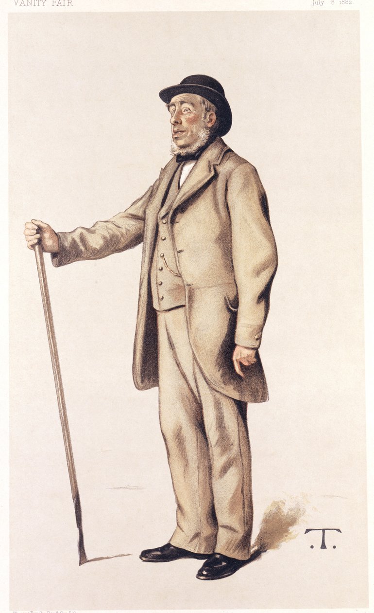 Sir John Lawes, engelsk videnskabelig landbruger, 1882. af Theobald Chartan